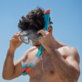 Paviršinio nardymo rinkinys AQUASTIC Jetty kaukė + vamzdelis + plaukmenys mėlynas 16