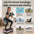 Vibracinė platforma Extralink Moonwalk Spin Move black/pink 13