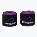 Bokso raiščiai Overlord elastiniai 350 cm violetiniai