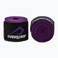 Bokso raiščiai Overlord elastiniai 350 cm violetiniai 2