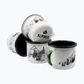 Kelioninis puodelis Alpinus Enamelled White Bear 2