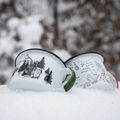 Kelioninis puodelis Alpinus Enamelled White Bear 4