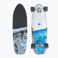 Surfskate Cutback Splash 34 baltai mėlyna riedlentė CUT-SUR-SPL