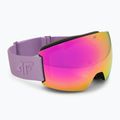 Slidinėjimo akiniai 4F U044 violet/gradient smoke