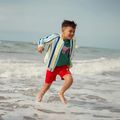 Vaikiška striukė KID STORY Bio Finishing Bomber colorful stripes 2