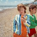 Vaikiška striukė KID STORY Bio Finishing Bomber colorful stripes 9