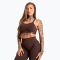 Treniruočių liemenėlė Gym Glamour Push Up 2.0 dark chocolate