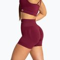 Moteriški treniruočių šortai Gym Glamour Push Up 2.0 merlot 3