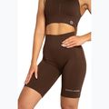 Moteriški treniruočių šortai Gym Glamour Push Up 2.0 dark chocolate