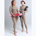 Moteriški marškinėliai ilgomis rankovėmis JOYINME Motion LS 1/4 Zip sage 4