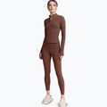 Moteriški marškinėliai ilgomis rankovėmis JOYINME Motion LS 1/4 Zip chestnut 2