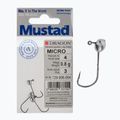 Mustad Micro jig galvutės 3 vnt. 4 dydžio sidabrinės PDF-729-008-004