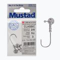 Mustad Classic džigo galvutė 3 vnt. 2/0 sidabro PDF-724-050-020