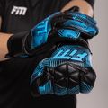 Vartininko pirštinės Football Masters Varis X NC black/blue 3