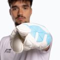 Vartininko pirštinės Football Masters Invictus X white/blue 3