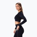 Moteriški treniruočių marškinėliai ilgomis rankovėmis Carpatree Allure Seamless black 4