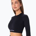 Moteriški treniruočių marškinėliai ilgomis rankovėmis Carpatree Allure Seamless black 6