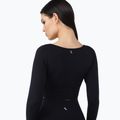 Moteriški treniruočių marškinėliai ilgomis rankovėmis Carpatree Dopamine Buzz Seamless obsidian black 6