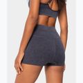 Moteriški treniruočių šortai Carpatree Marble Story Seamless midnight mist black 8