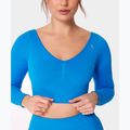 Moteriški treniruočių marškinėliai ilgomis rankovėmis Carpatree Eris Seamless electric blue 6
