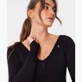 Moteriški treniruočių marškinėliai ilgomis rankovėmis Carpatree Eris Seamless orchid black 7