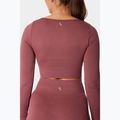 Moteriški treniruočių marškinėliai ilgomis rankovėmis Carpatree Dopamine Buzz Seamless rose/brown 5