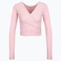 Moteriška jogos viršutinė dalis Moonholi Total Eclipse Wrap Top Nude pink 205