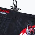 Ground Game MMA Samurai 2.0 vyriški treniruočių šortai juoda/raudona 5