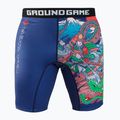 Ground Game Vale Tudo Tatakai vyriški treniruočių šortai mėlyni