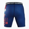 Ground Game Vale Tudo Tatakai vyriški treniruočių šortai mėlyni 4