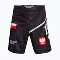Vyriški Ground Game MMA Poland treniruočių šortai juodi MMASHOPOLS