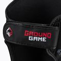 Ground Game Samurai blauzdikaulių apsaugos juodos ir raudonos spalvos 3