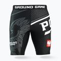 Ground Game Vale Tudo Poland vyriški treniruočių šortai juoda/balta/raudona