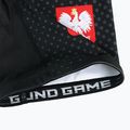 Ground Game Vale Tudo Poland vyriški treniruočių šortai juoda/balta/raudona 6
