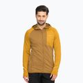 Vyriškas žygio džemperis Viking Birger Hoodie light brown/yellow