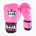Bokso pirštinės RAJA BOXING Single Semi Leather pink 2
