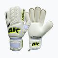 4keepers Champ Carbo V RF vaikiškos vartininko pirštinės balta/geltona 6
