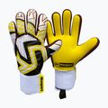 4keepers Evo Trago NC vaikiškos vartininko pirštinės balta/juoda/geltona 6