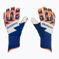 4keepers Equip Puesta NC Jr vaikiškos vartininko pirštinės mėlynos/oranžinės