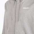 PROSTO vyriška striukė su gobtuvu Logo Zip pilka 4