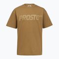 Vyriški marškinėliai PROSTO Big Logo cinnamon beige