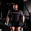 Hantelis HMS HPC 1 vnt. 45 kg black 8