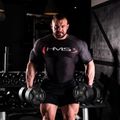 HMS HPC hanteliai 1 vnt. 50 kg juodos spalvos 8
