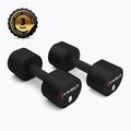 Hanteliai HMS HPT02 TPU 2 vnt. 8 kg black