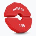 Perdengimo tipo įrangos apkrova HMS TSN100 2 x 1 kg red 2