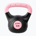 Kettlebell HMS KPC02 2 kg black/pink