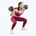 HMS SGP20 20 kg štangos jungties hantelių rinkinys juoda/raudona 6