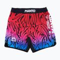 MANTO vyriški treniruočių šortai Multi Gradient raudona-mėlyna MNS003