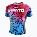 MANTO vyriškas marškinėliai Multi Gradient raudonai mėlyna MNR854