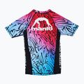 MANTO vyriškas marškinėliai Multi Gradient raudonai mėlyna MNR854 4